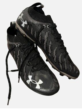 Under Armour Spotlight MC Football Cleats Black Gray 3023959-001 Men’s Size 12